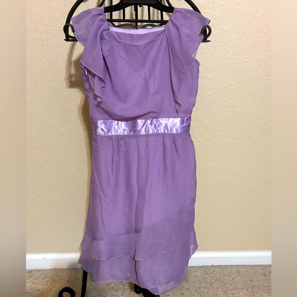 JK2 Purple Chiffon Dress